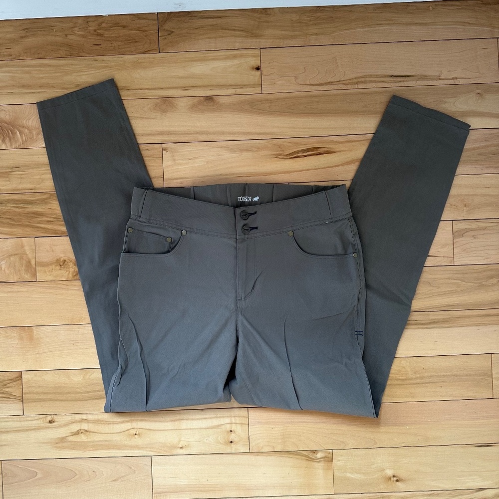 TOAD & CO Women’s Grey Insect Shield Debug Flextime Skinny Pant‎ NWT